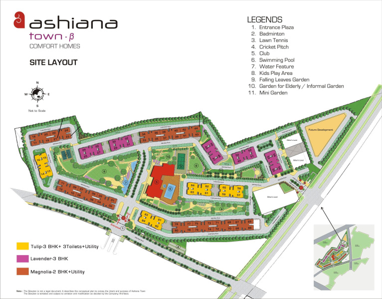 2 BHK apartment available for sale in Ashiana Town-Beta, Bhiwadi