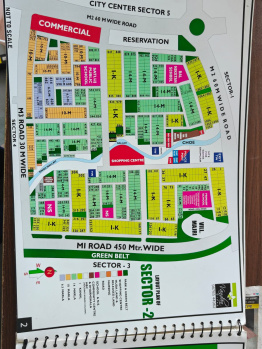 500 SQYD PLOT SALE  ON A ROAD IN SECTOR 2