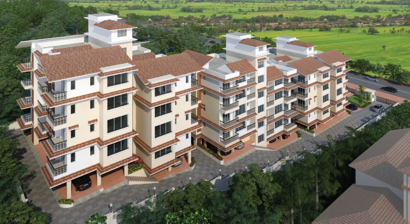 2 BHK Flats & Apartments for Sale in Gauravaddo, Calangute, Goa (104 Sq. Meter)