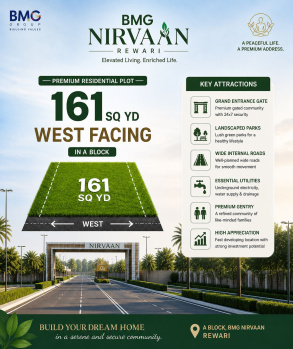 Residential Plot for Sale in Sector 26, Rewari (161 Sq. Yards)