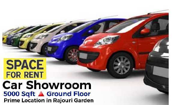 Car Showroom for Rent in Rajouri Garden