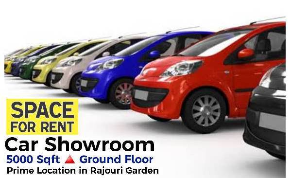 Car Showroom for Rent in Rajouri Garden