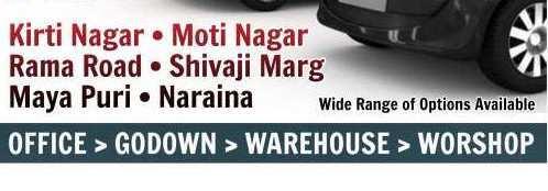 Showroom Space for Rent Lease in Shivaji Marg Moti Nagar