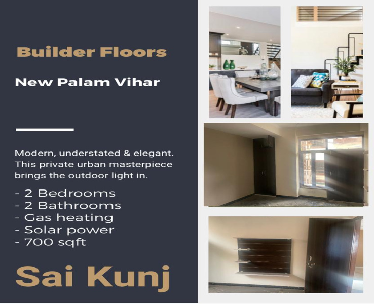 2 BHK Builder Floor For Sale In New Palam Vihar, Gurgaon (1800 Sq.ft.)