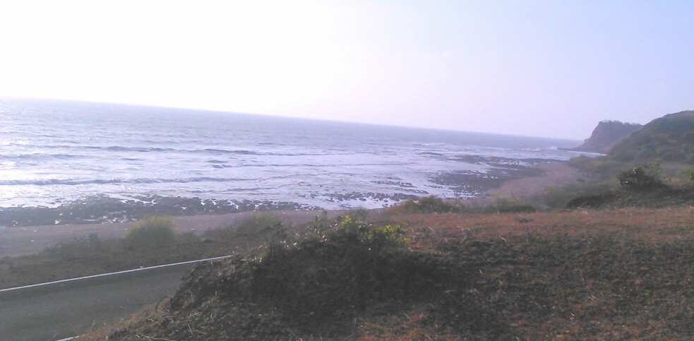 Sea view land suitable for resort near Dighi port for sale at Village Sarve, Tal. Shrivardhan, Maharashtra
