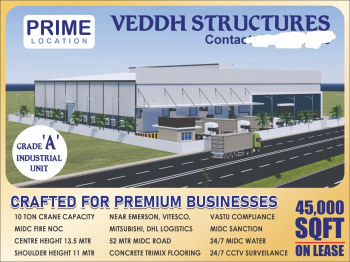 Factory / Industrial Building for Rent in Talegaon MIDC Road, Pune, Pune (45000 Sq.ft.)