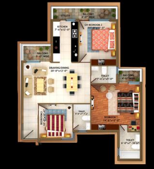 Ready to move 3 bhk on Airport Road Mohali