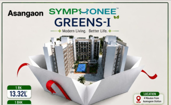 1 bhk opposite Asangaon station 19.56 lac near Mumbai