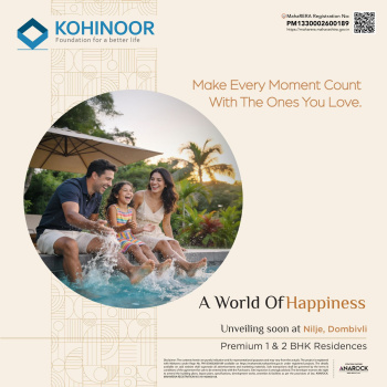 2 bhk Kohinoor Bela Dombivli 45 lac*