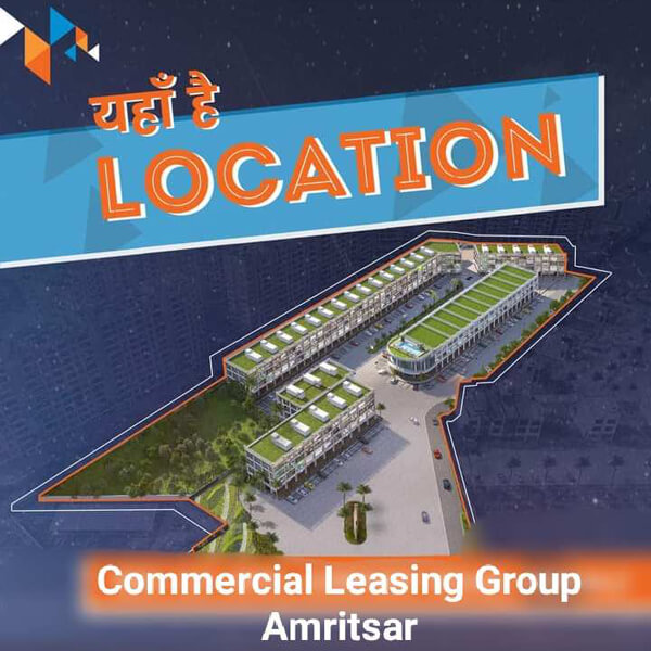 Smallest office space for sale in Ranjit Avenue market Amritsar