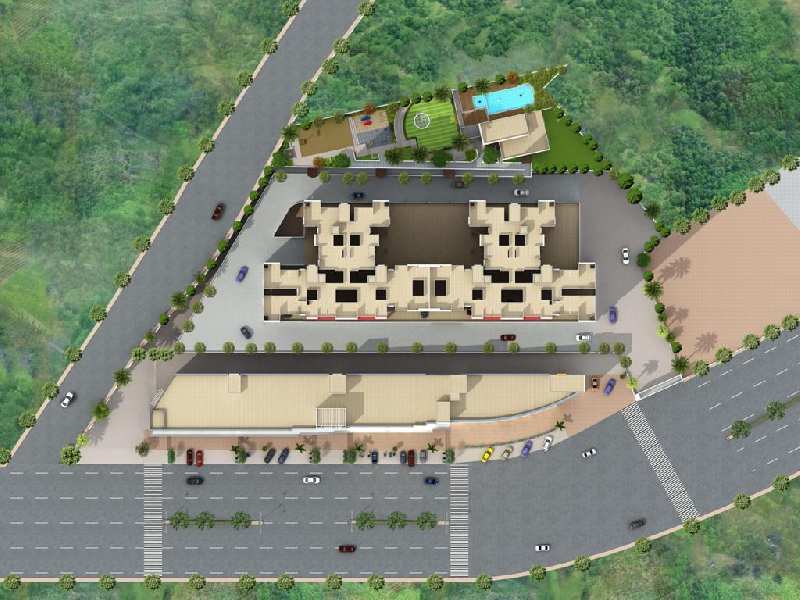 Bhugaon, Mont Vert Kingstown, Available 2BHK 950 Built-up sq.ft. Flats in Booking