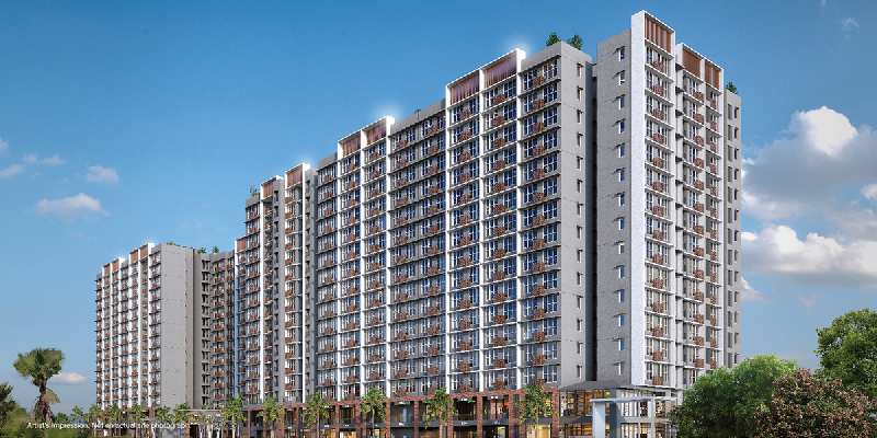 2 BHK Flats & Apartments for Sale in Chandivali, Mumbai (611 Sq.ft.)