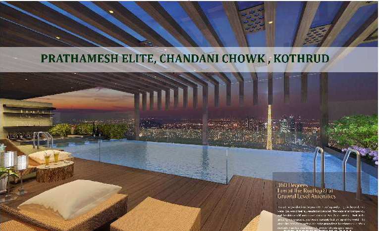 Kothrud, Chandani Chowk, Prathamesh Elite 2BHK 1200 sq.ft. flat sale. Possession August 2021