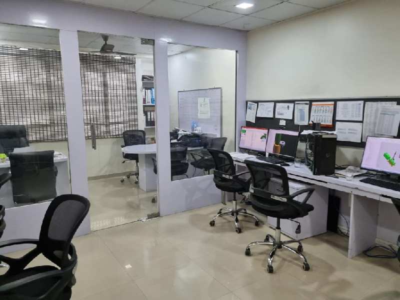 Fully furnished office space is available on rent