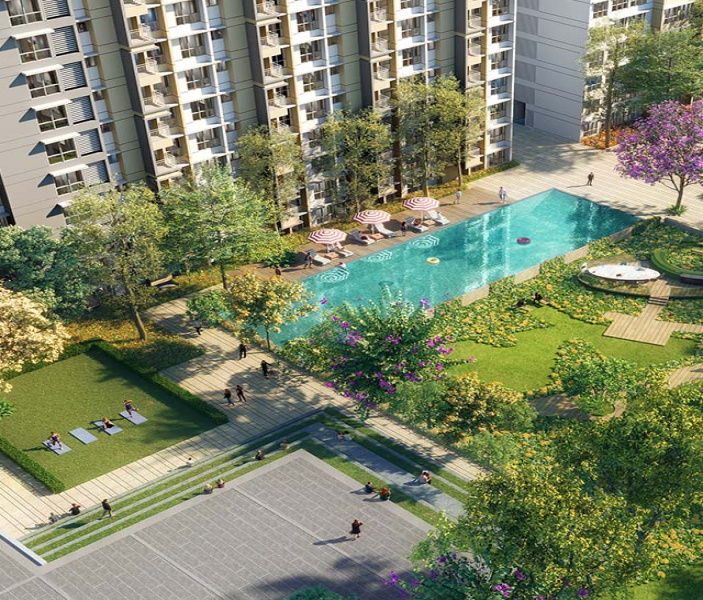1 BHK Flats & Apartments for Sale in Kolshet Road, Thane (580 Sq.ft.)
