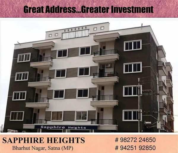 3 BHK Flats & Apartments For Sale In Ghanshyam Vihar Colony, Satna (1300 Sq.ft.)
