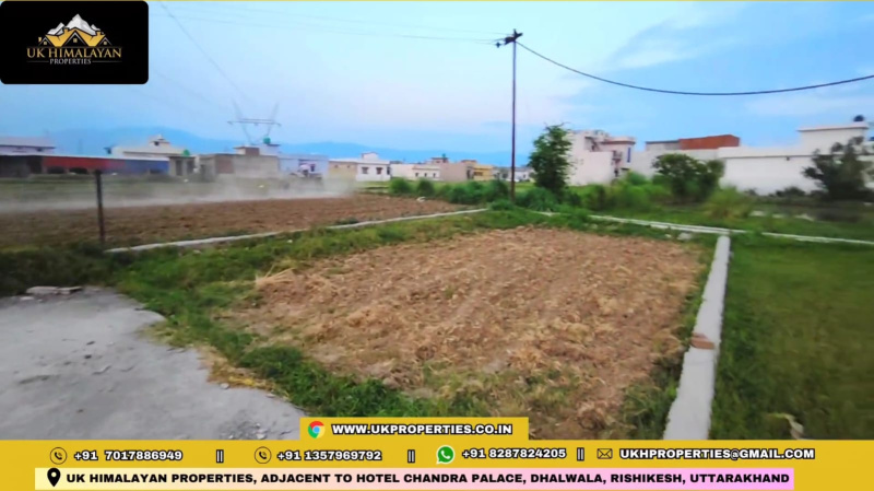 1125 Sq.ft. Residential Plot for Sale in Shyampur, Rishikesh