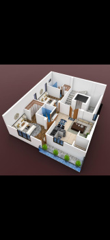 Flats & Apartments for Sale in Ganga Nagar, Rishikesh (1200 Sq.ft.)