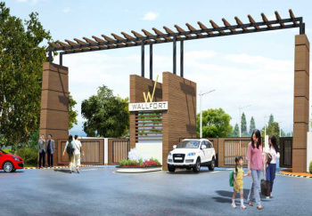 1200sq feet corner plot sale in wallfort garden sarona raipur
