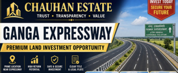 Ganga Express service road Gol Chakkar 1 km exit point Tahsil Sambhal