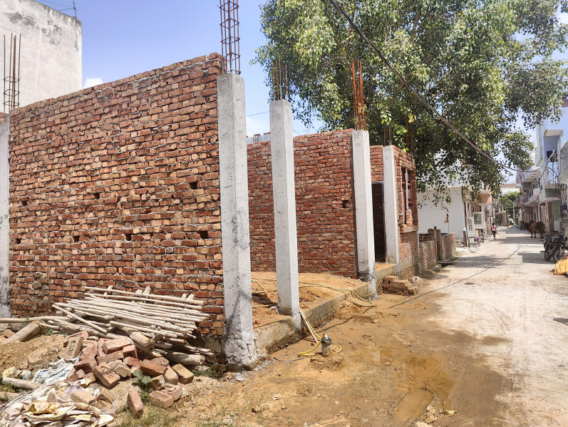 50 sq yard under construction house in Bank colony with 20 feet street