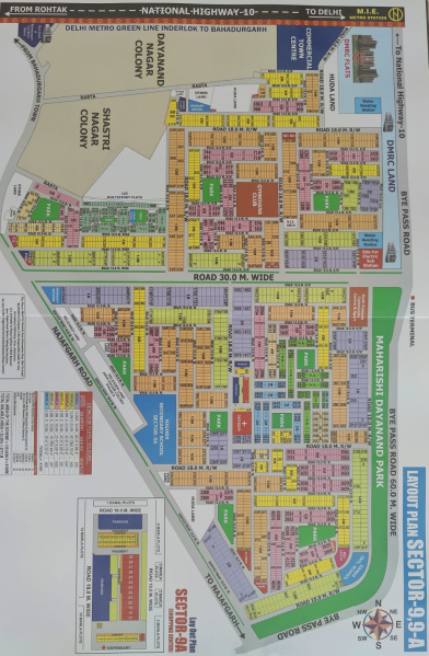 276 Sq. Yards Residential Plot for Sale in Sector 9, Bahadurgarh (252 Sq. Yards)