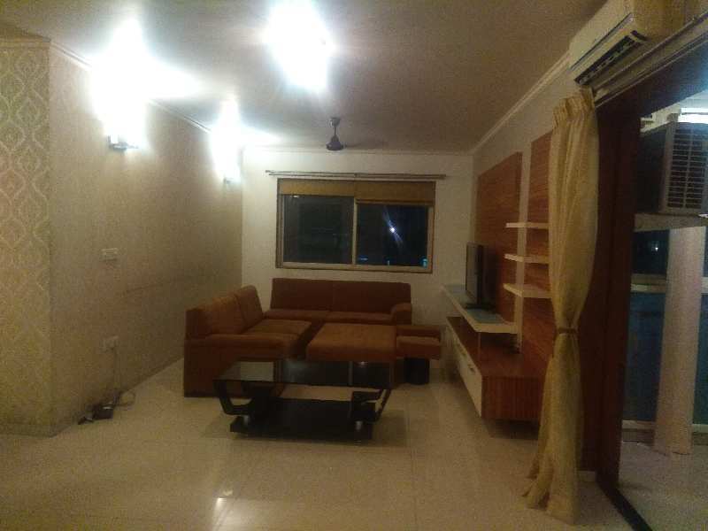 fully furnished 3 bhk luxury flat w ser quarters
