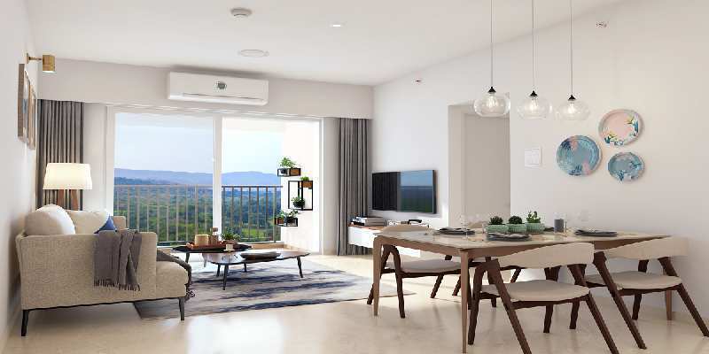 3 BHK Flats & Apartments for Sale in Baner Mahalunge Road, Pune (1050 Sq.ft.)