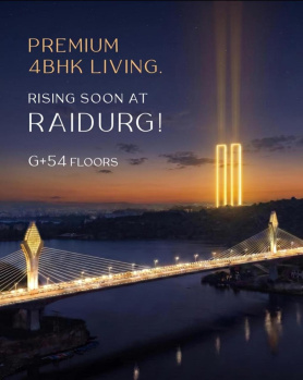 Flats & Apartments for Sale in Rai Durg, Hyderabad (3800 Sq.ft.)