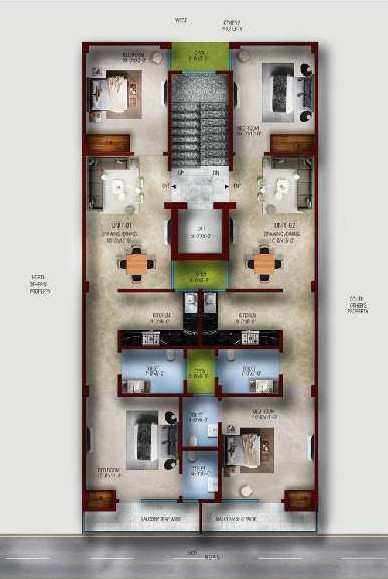 2 BHK Builder Floor for Sale in Chattarpur Enclave II, Chattarpur, Delhi (740 Sq.ft.)