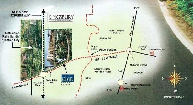 K-3/80#,Tdi City Kingsbury Apartments, Kundli Up for Sale in 37.5 Lacs
