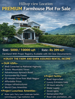 Fully Developed Farmhouse Plot For Sale