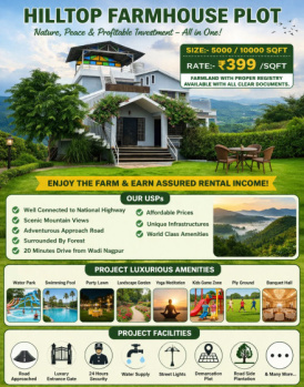 Developed Farmhouse Plot For Sale