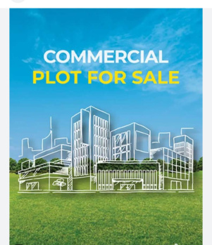 Corner Commercial Plot for Sale