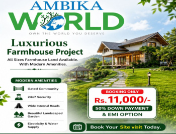 Luxurious Farmhouse Plot for Sale