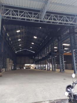 25000 sq.ft 30 ft Height Near Silvassa 400 kv Transformer  labour Room Available