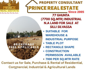 77 Ghunta Industrial Land For Sale at Good Location of Silvassa