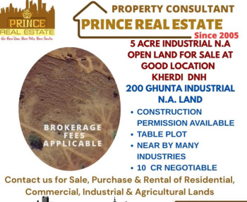 5 Acre Industrial N.A Land for Sale at Kherdi Silvassa