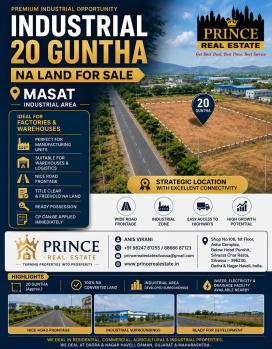 2000 sq.mtr Industrial N.A Land For Sale at Masat Silvassa