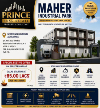 New Industrial Gala Project at Naroli  Silvassa