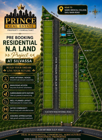 New Residential Plotting Project Namo College Sayli Silvassa