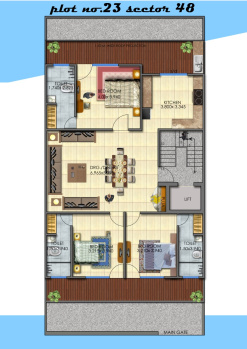 3 BHK Builder Floor for Sale in Tikri, Gurgaon (1402 Sq.ft.)