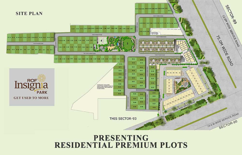 170 Sq. Yards Residential Plot for Sale in Sector 93, Gurgaon