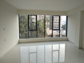 Unfurnished office front newly building