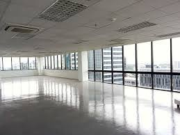 Bare shell office space is available for rent .