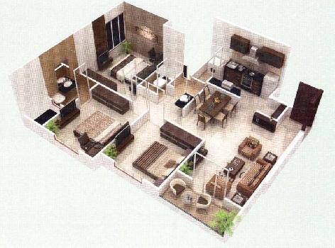 3 BHK flat for sale in Shalimar
