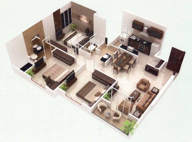 3 BHK flat for sale in Shalimar