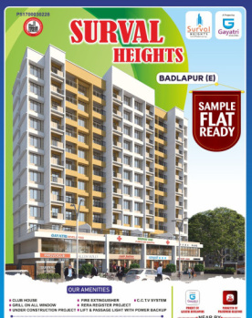 1 BHK Flats & Apartments for Sale in Badlapur, Thane (670 Sq.ft.)