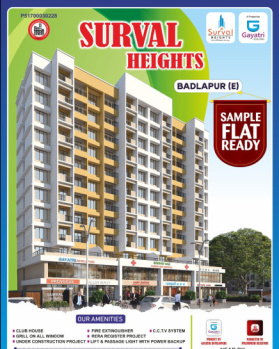 1 BHK Flats & Apartments for Sale in Badlapur East, Thane (671 Sq.ft.)