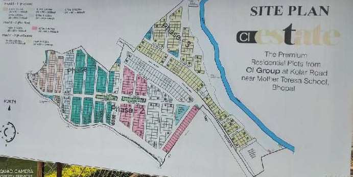 For Sale West Facing Covered Campus Plot at CI State,Kolar Road Bhopal